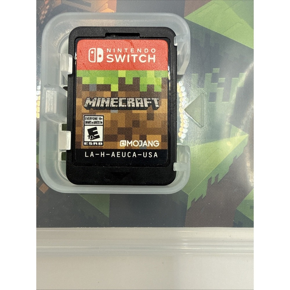 Minecraft - Nintendo Switch Tested Works w/ Case - Picture 3 of 5
